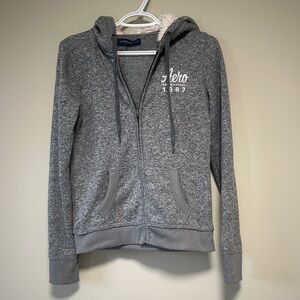 Aeropostale Gray Zip-Up Hoodie